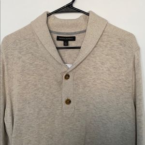 Cream winter sweater